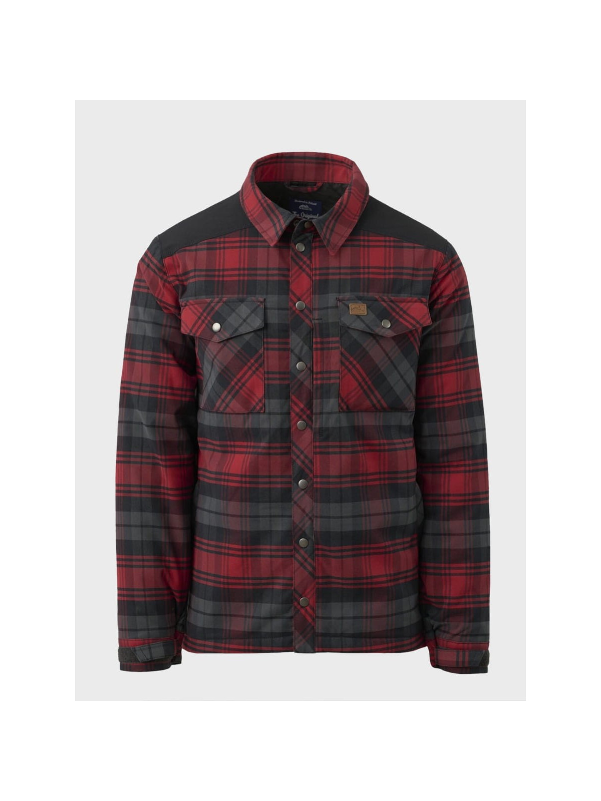 HELIKON-TEX Koszula w Kratę Ocieplana Winter Warden Czerwono-szara XXL