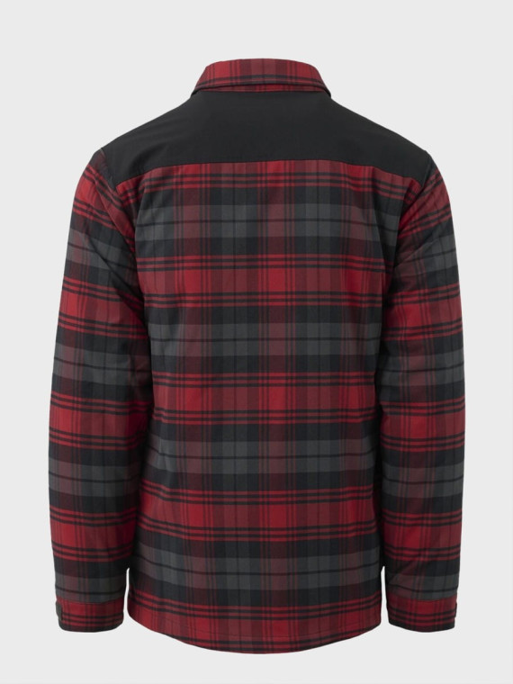 HELIKON-TEX Koszula w Kratę Ocieplana Winter Warden Czerwono-szara XXL