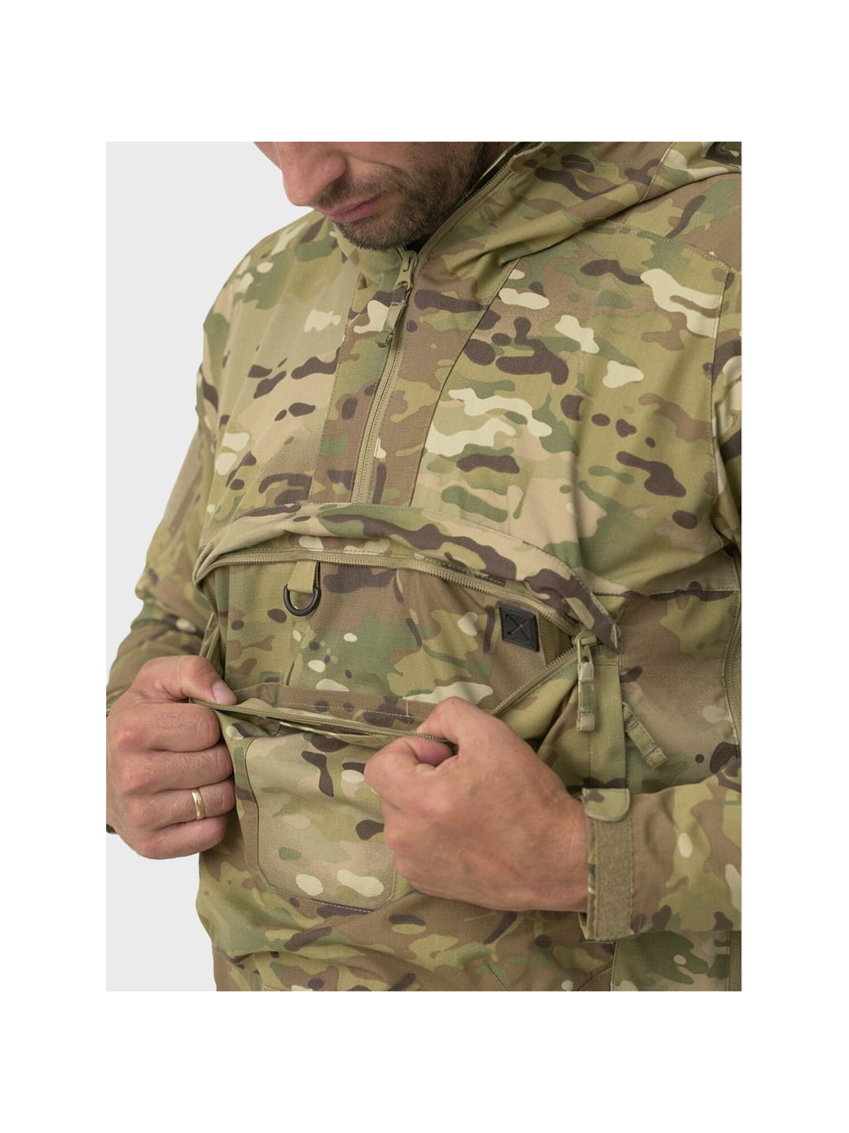 HELIKON-TEX Kurtka kangurka Anorak TRACER Rip-Stop Multicam 3XL