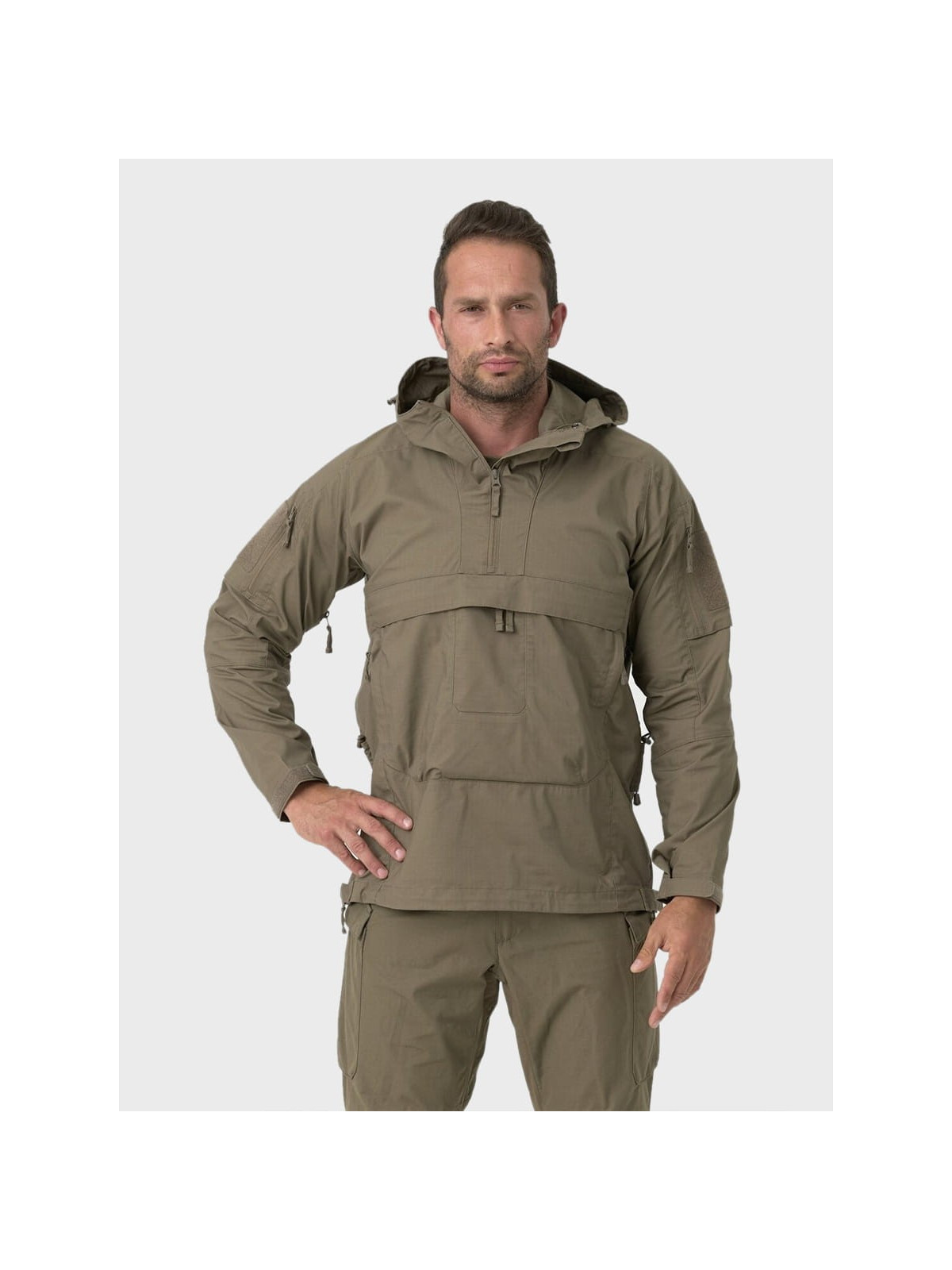 HELIKON-TEX Kurtka kangurka Anorak TRACER Rip-Stop RAL 7013 3XL