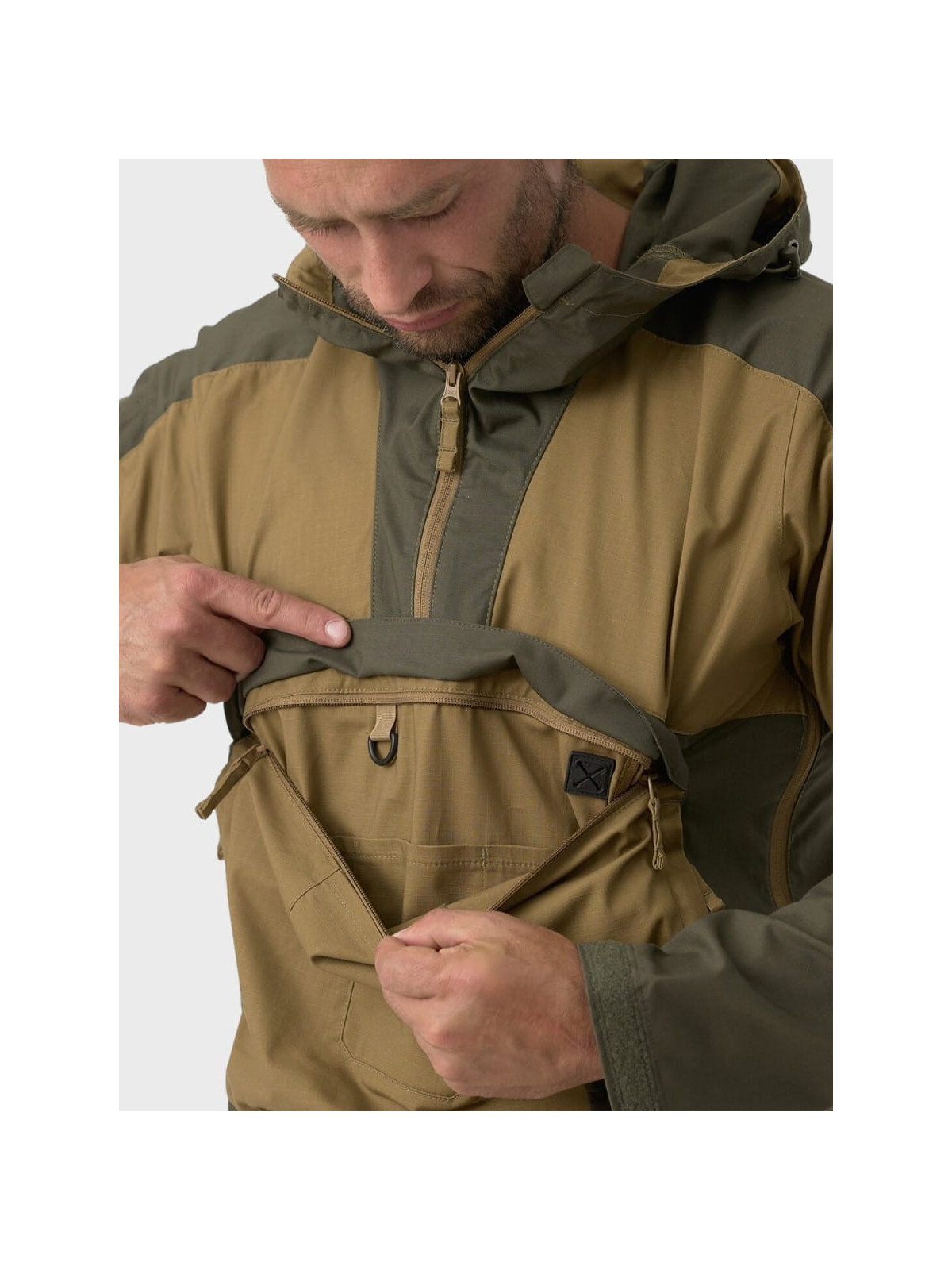 HELIKON-TEX Kurtka kangurka Anorak TRACER Rip-Stop RAL 7013 3XL