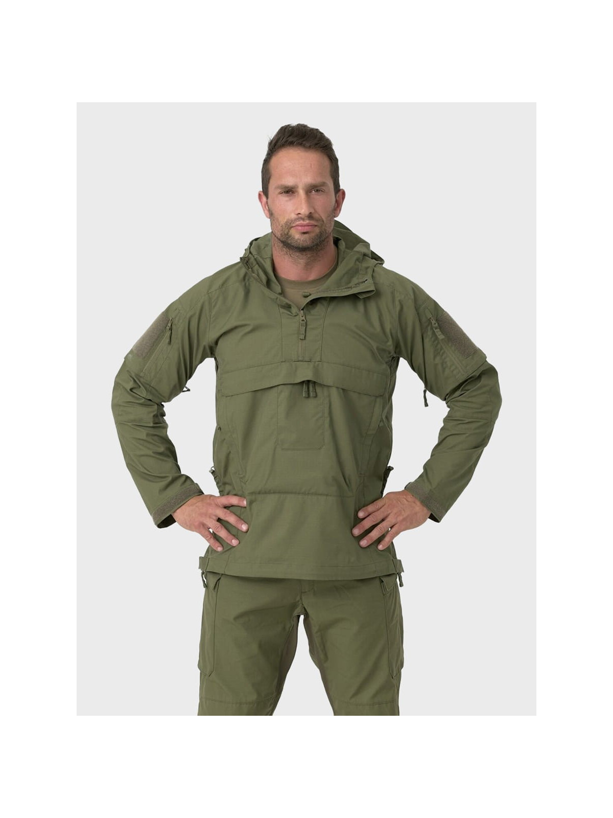 HELIKON-TEX Kurtka kangurka Anorak TRACER Rip-Stop oliwkowa 3XL