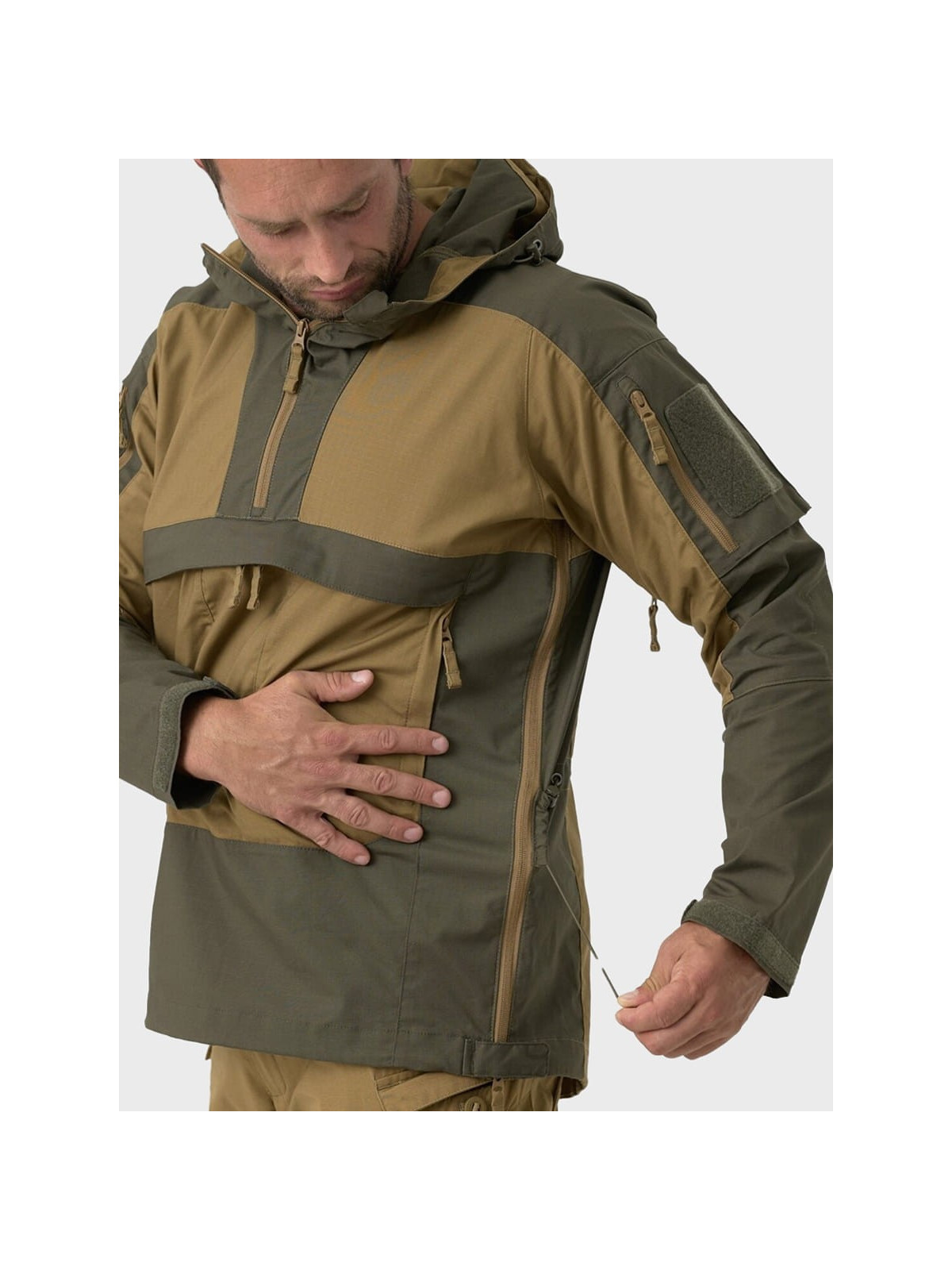 HELIKON-TEX Kurtka kangurka Anorak TRACER Rip-Stop oliwkowa 3XL