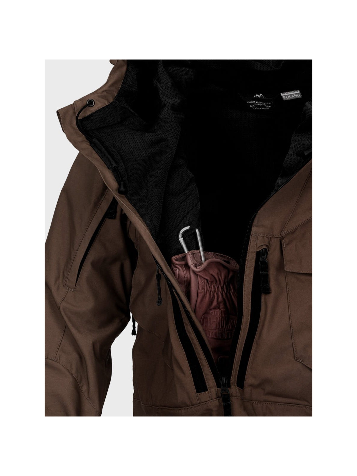 HELIKON-TEX KURTKA KANGURKA ANORAK PILGRIM EARTH BROWN-CZARNA 3XL