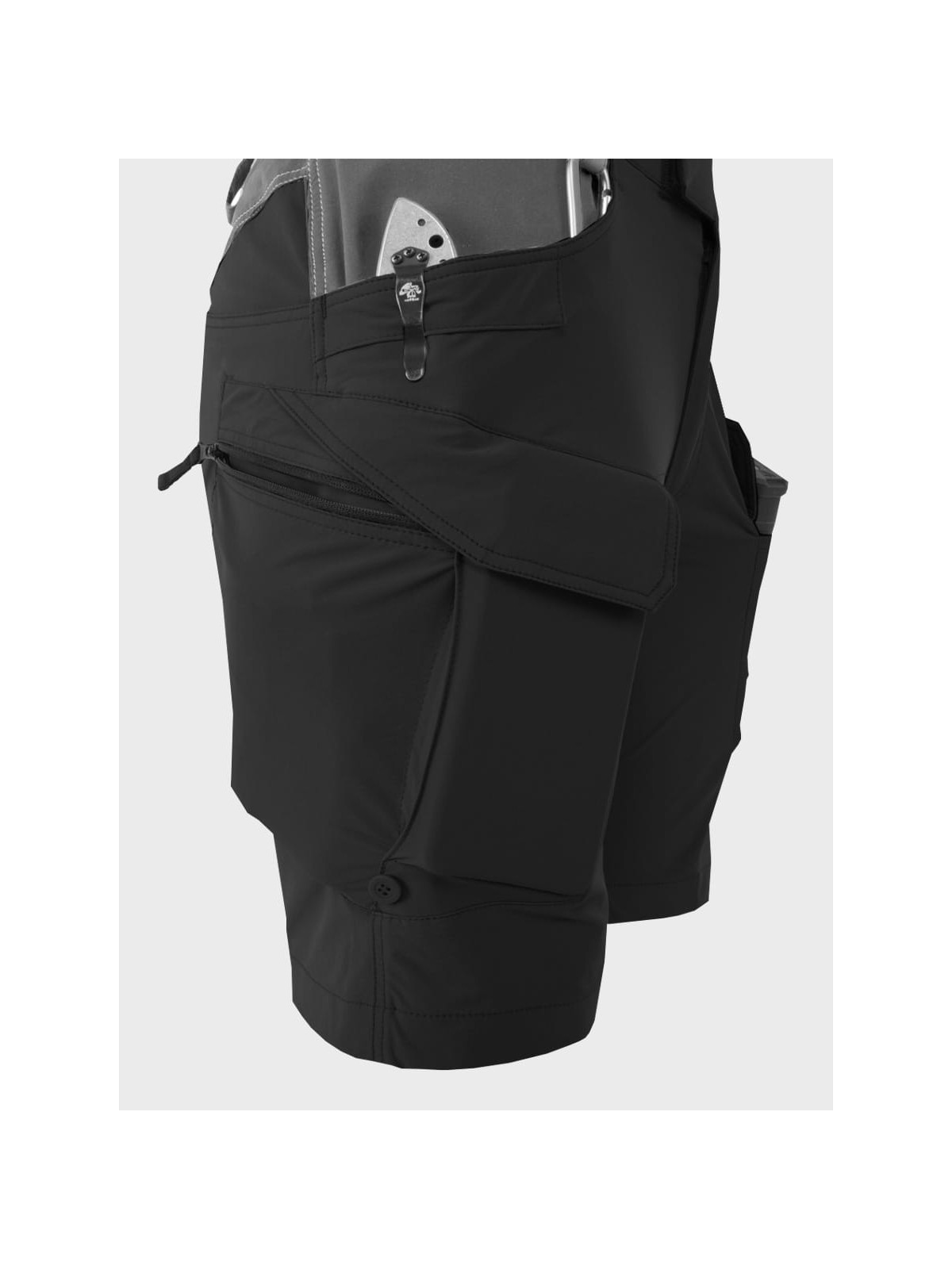 HELIKON-TEX KRÓTKIE SPODENKI DAMSKIE OTP 8.5 SHADOW GREY/CZARNE 3XL
