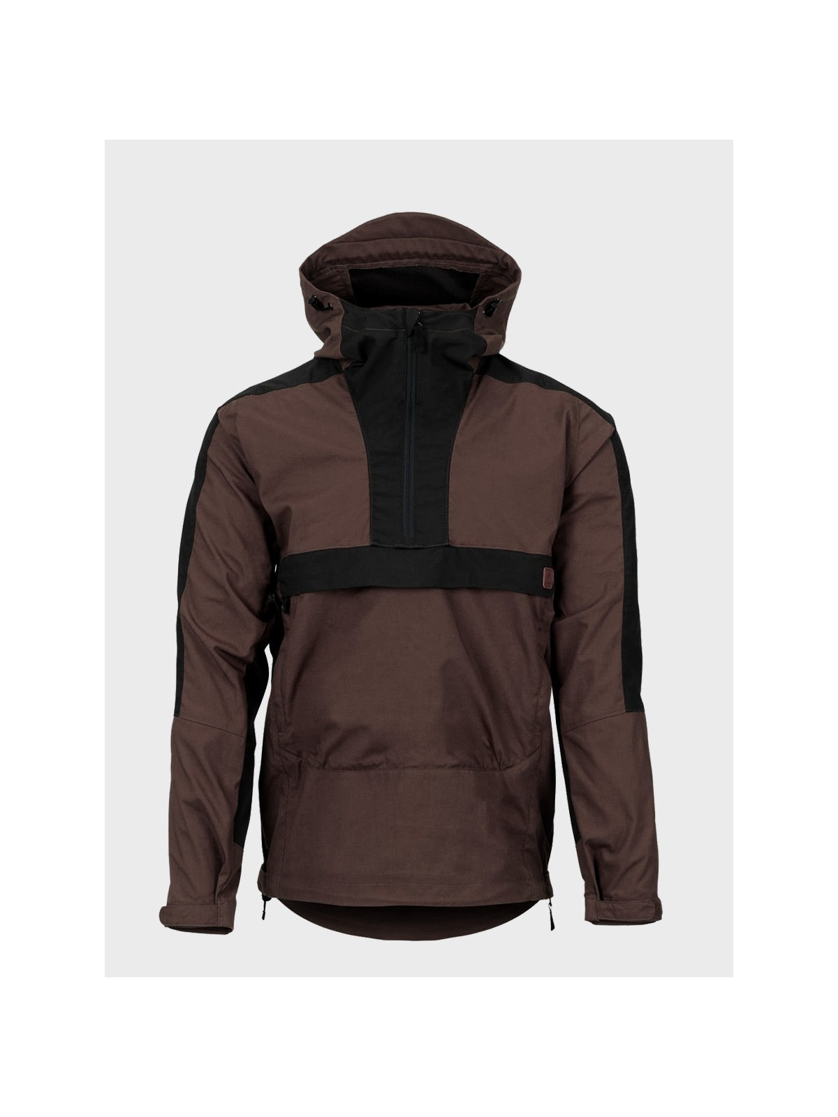 HELIKON-TEX KURTKA KANGURKA ANORAK WOODSMAN CZARNO-BRĄZOWA 3XL