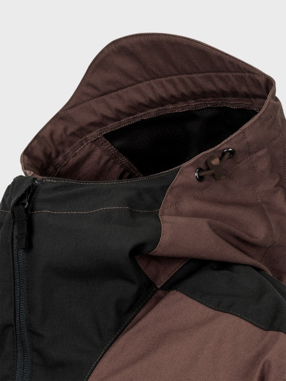 HELIKON-TEX KURTKA KANGURKA ANORAK WOODSMAN CZARNO-BRĄZOWA 3XL