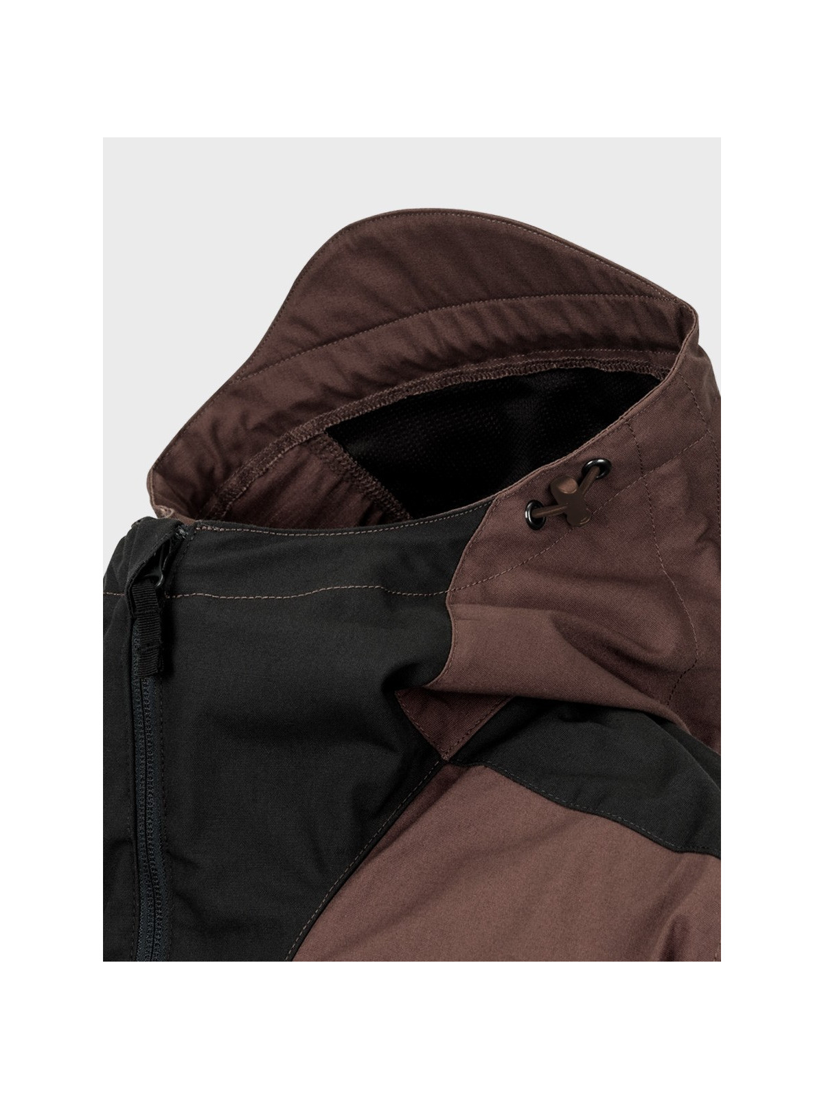 HELIKON-TEX KURTKA KANGURKA ANORAK WOODSMAN CZARNO-BRĄZOWA 3XL