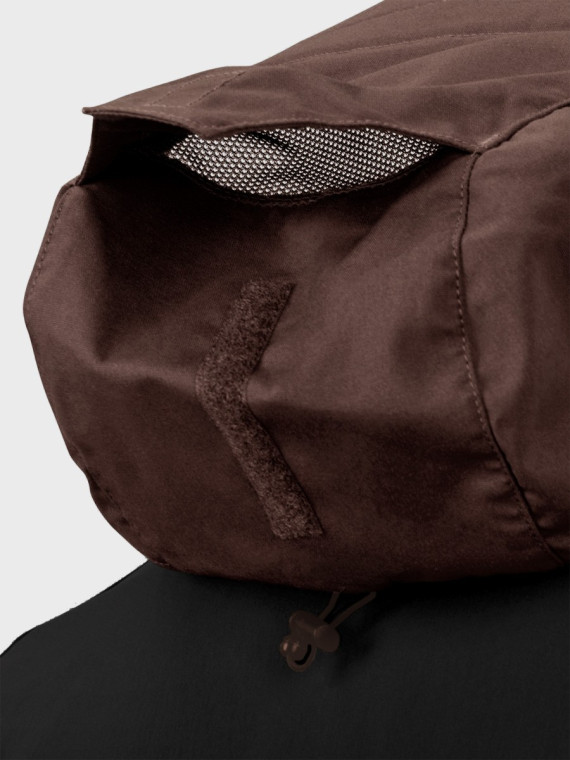HELIKON-TEX KURTKA KANGURKA ANORAK WOODSMAN CZARNO-BRĄZOWA 3XL