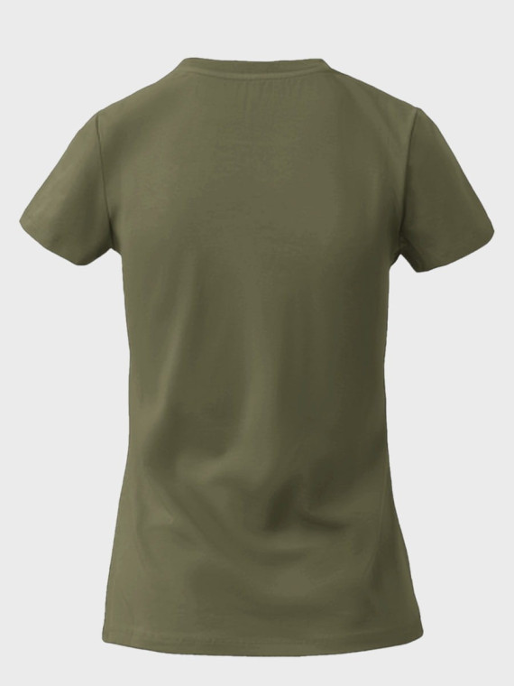HELIKON-TEX Koszulka Damska Slim Organic Oliwkowa L