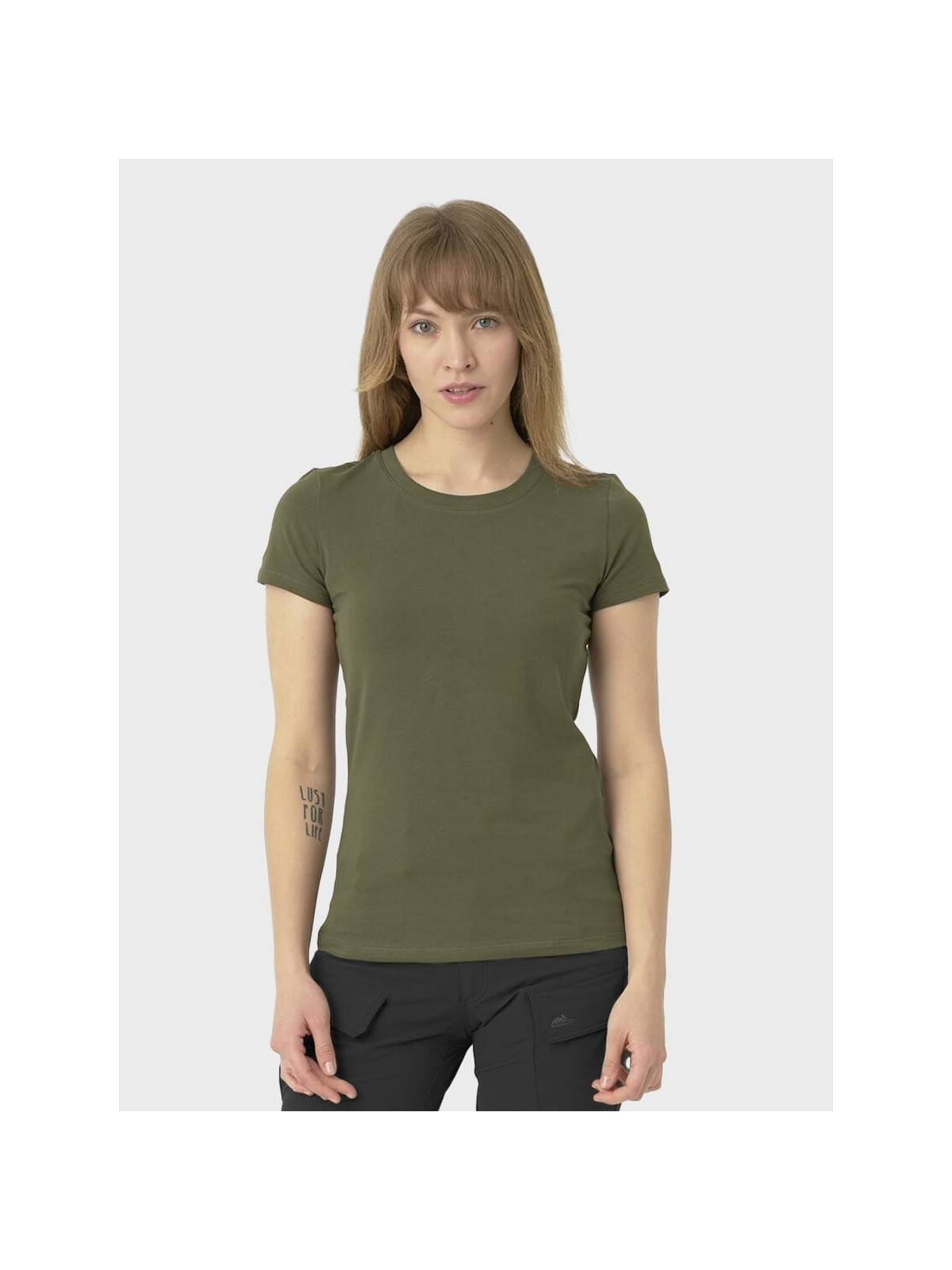 HELIKON-TEX Koszulka Damska Slim Organic Oliwkowa L