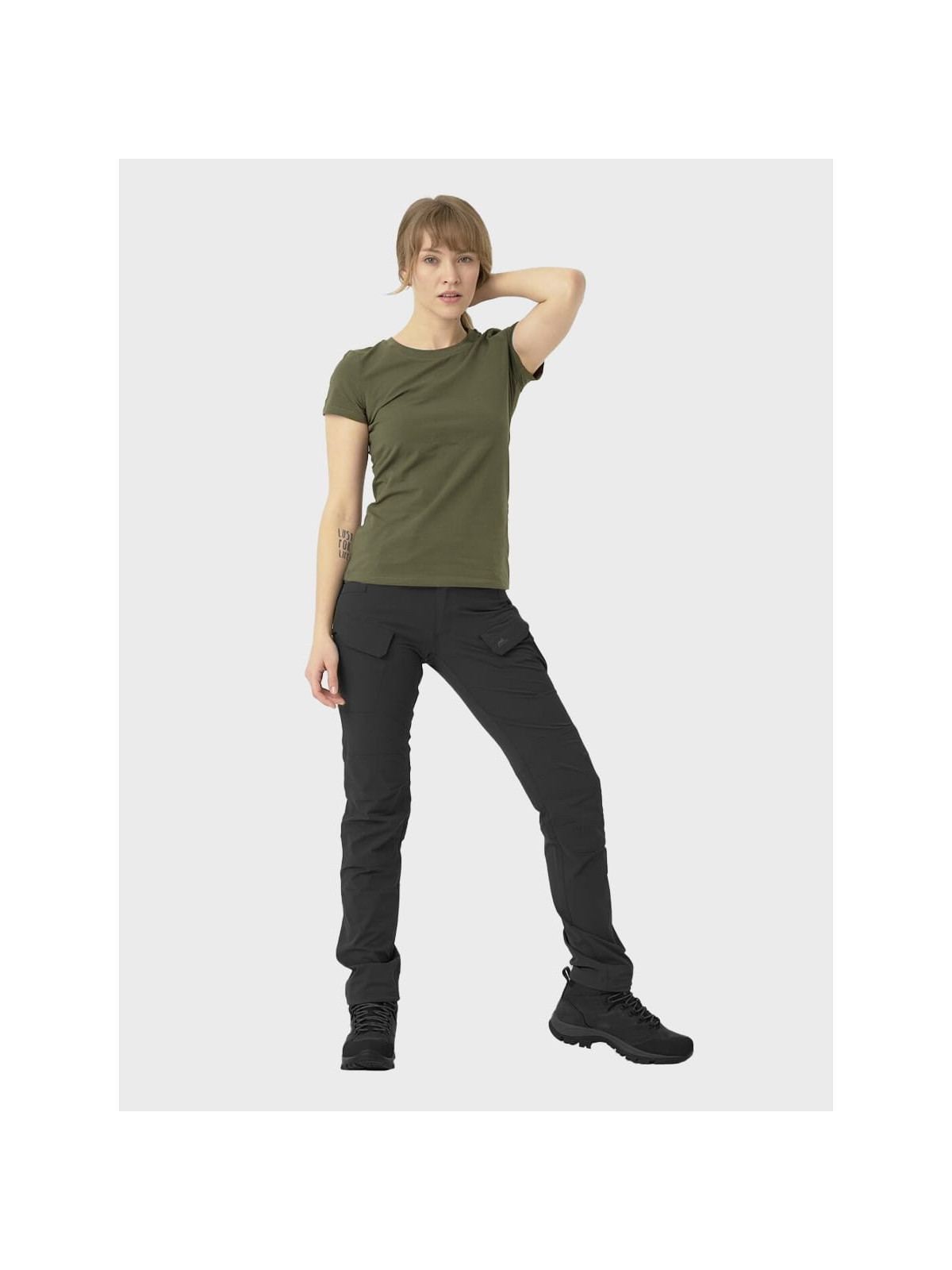 HELIKON-TEX Koszulka Damska Slim Organic Oliwkowa L