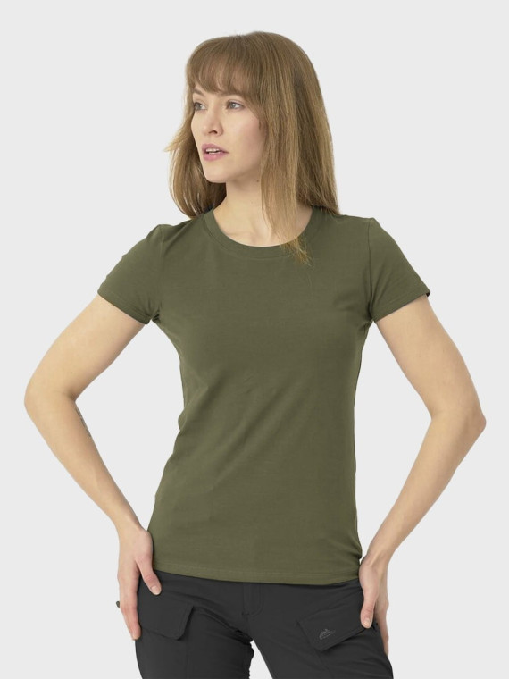 HELIKON-TEX Koszulka Damska Slim Organic Oliwkowa L