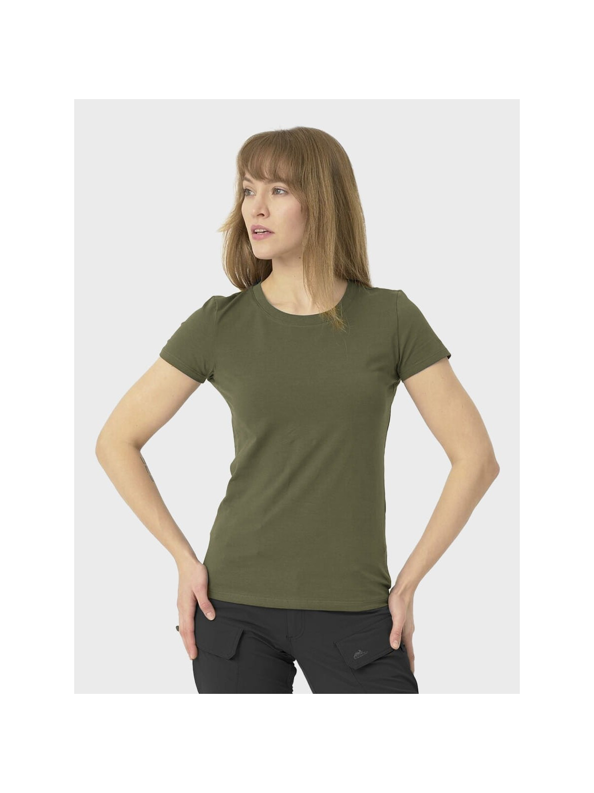 HELIKON-TEX Koszulka Damska Slim Organic Oliwkowa L