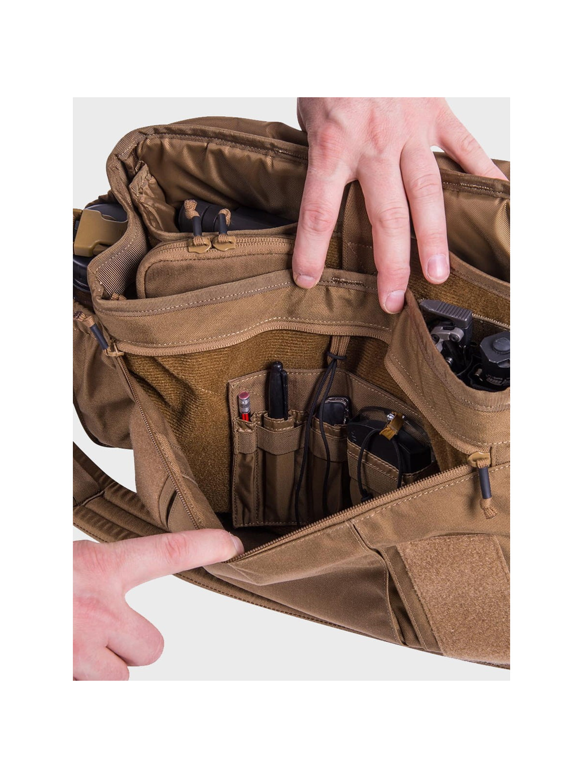 HELIKON-TEX TORBA NA RAMIĘ URBAN COURIER LARGE 18L CORDURA OLIWKOWA