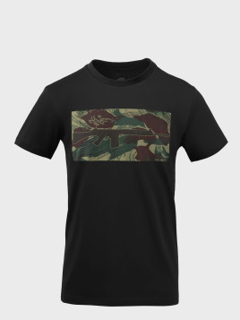 HELIKON-TEX Koszulka Męska T-Shirt FN FAL Czarna-Rhodesian Camo 3XL