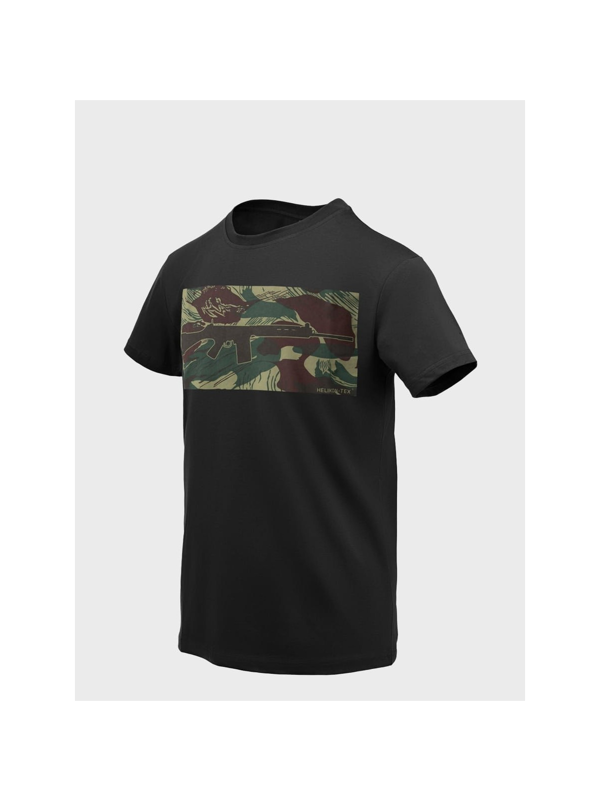 HELIKON-TEX Koszulka Męska T-Shirt FN FAL Czarna-Rhodesian Camo 3XL