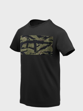 HELIKON-TEX Koszulka Męska T-Shirt RPD Czarna-Tiger Stripe 3XL