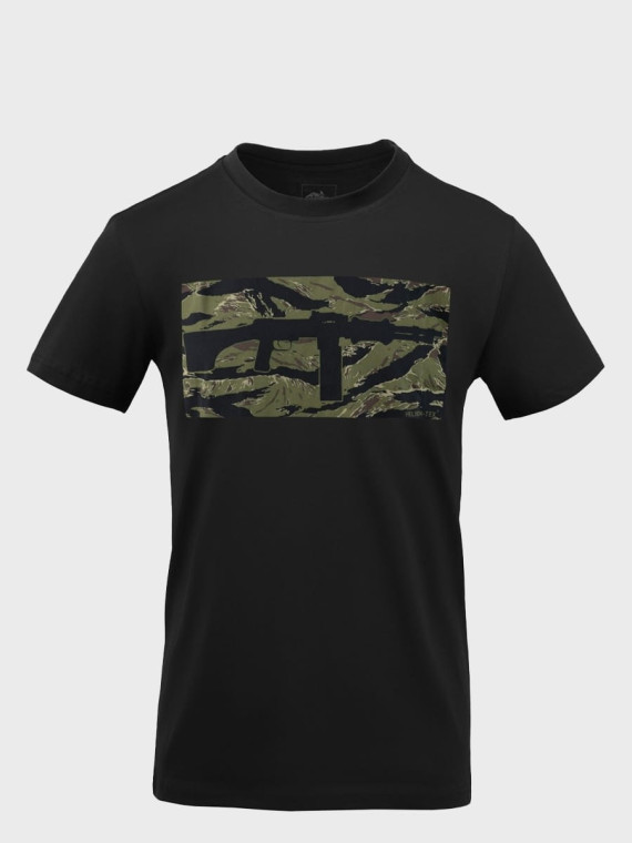 HELIKON-TEX Koszulka Męska T-Shirt RPD Czarna-Tiger Stripe 3XL