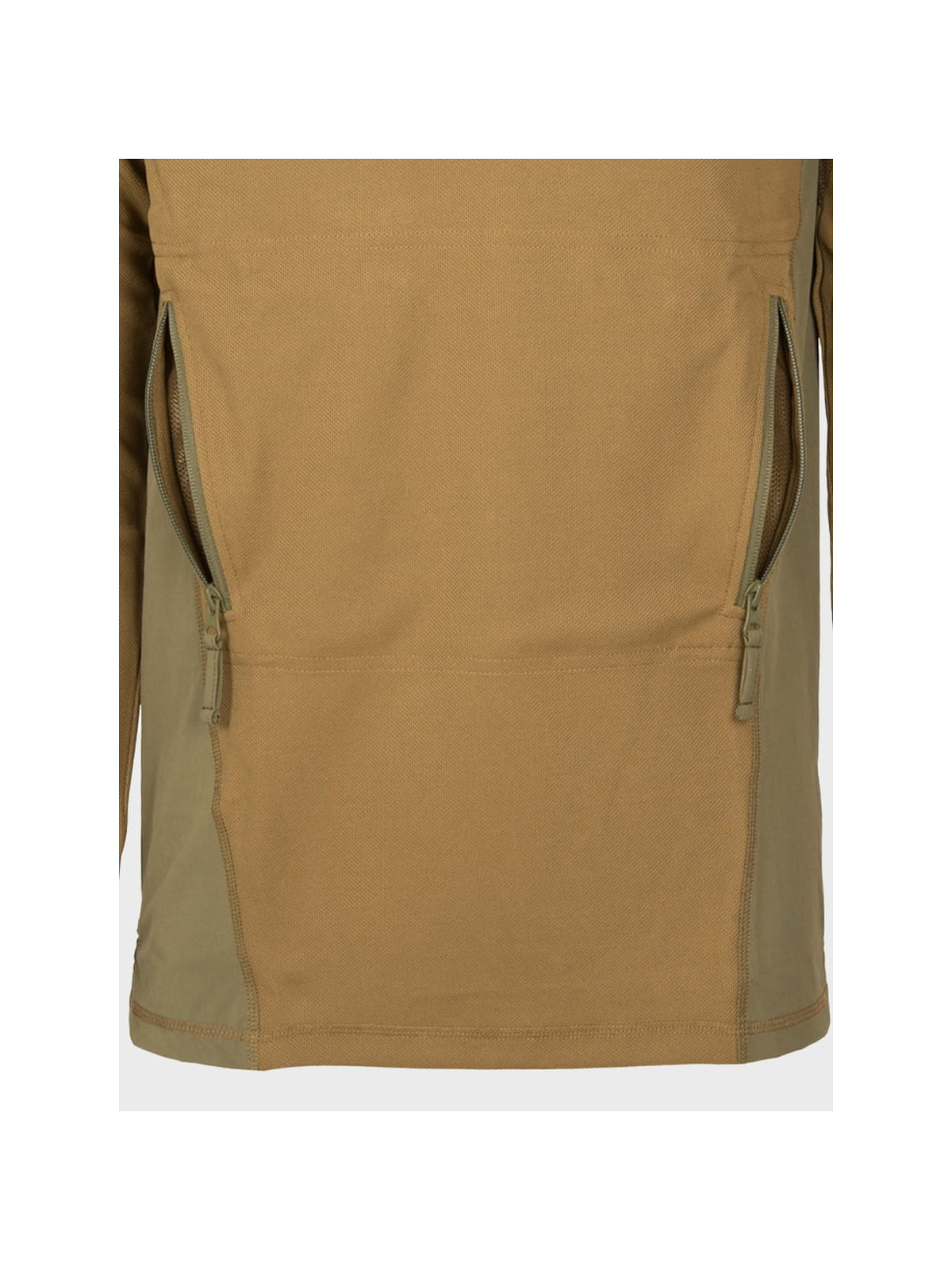 HELIKON-TEX BLUZA POLAROWA RANGE HOODIE TOPCOOL OLIWKOWO-CZARNA 3XL