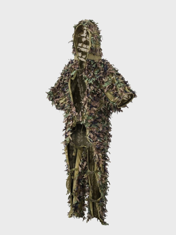 HELIKON-TEX STRÓJ MASKUJĄCY LEAF GHILLIE SET KAMUFLAŻ US WOODLAND