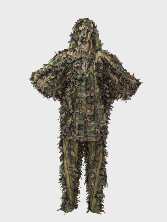HELIKON-TEX STRÓJ MASKUJĄCY LEAF GHILLIE SET KAMUFLAŻ US WOODLAND