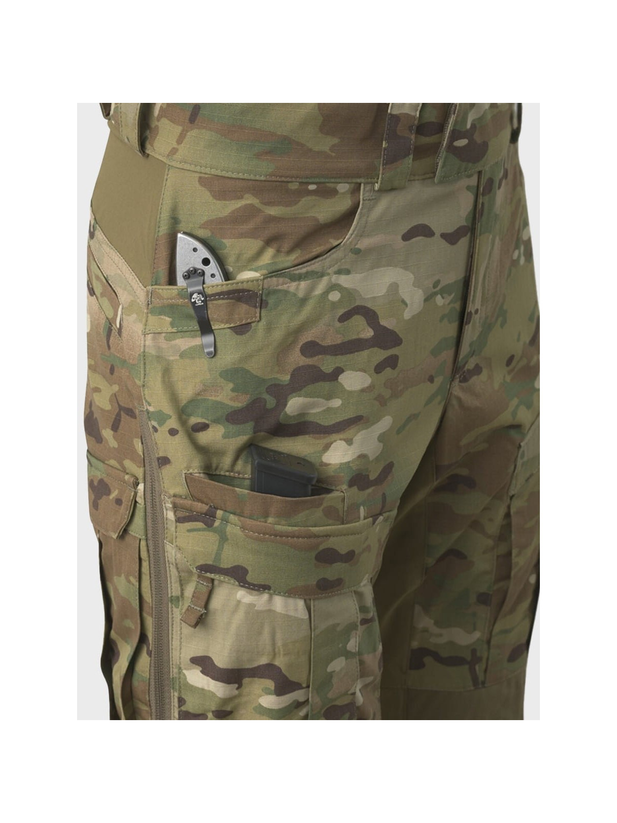 HELIKON-TEX SPODNIE MCDU NyCo Rip-Stop MULTICAM BLACK S