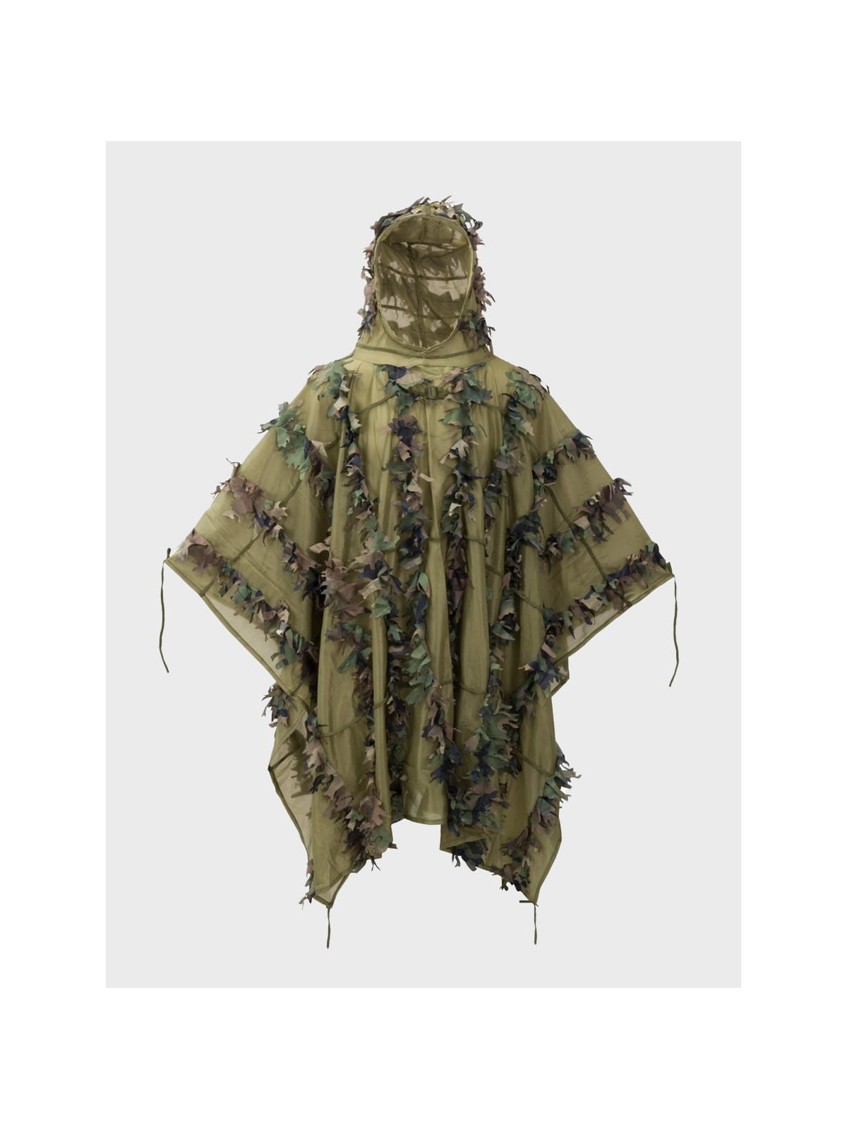 HELIKON-TEX PELERYNA KAMUFLUJĄCA LEAF GHILLIE PONCHO US WOODLAND