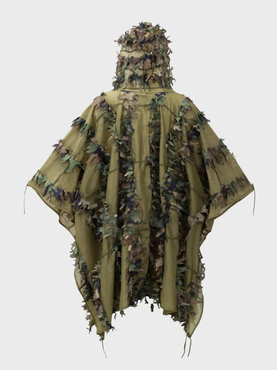 HELIKON-TEX PELERYNA KAMUFLUJĄCA LEAF GHILLIE PONCHO US WOODLAND