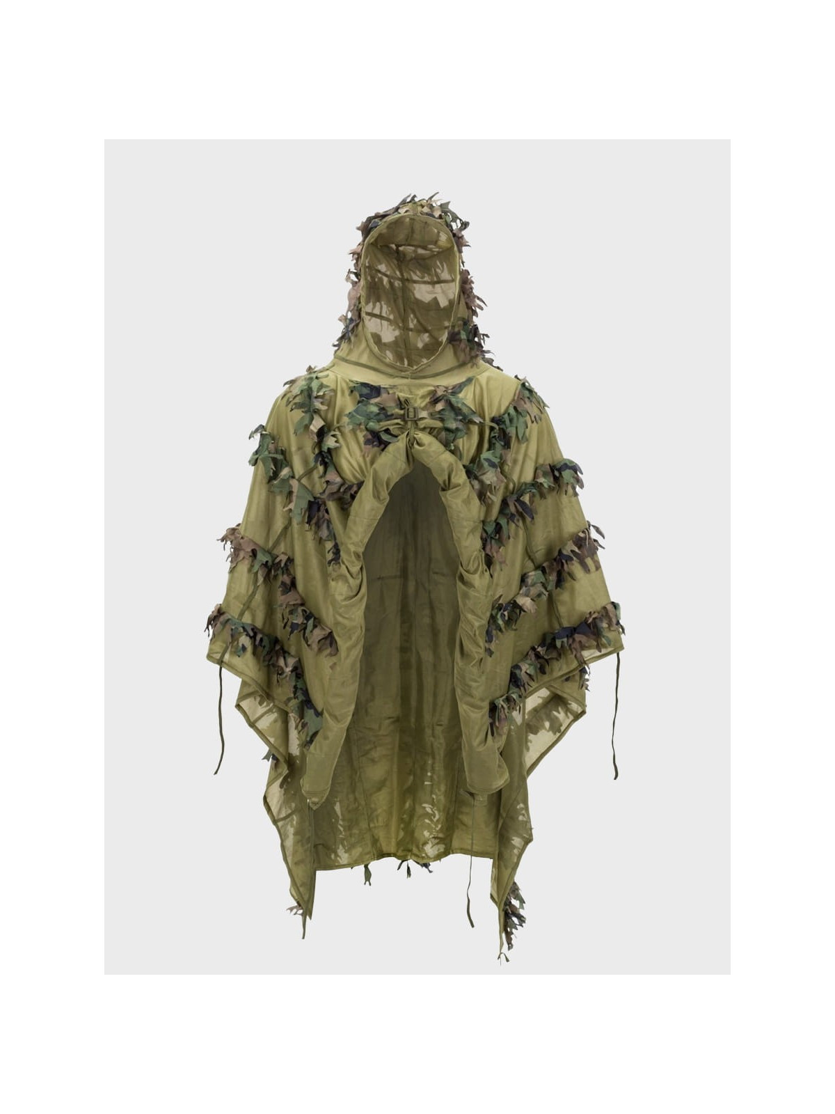 HELIKON-TEX PELERYNA KAMUFLUJĄCA LEAF GHILLIE PONCHO US WOODLAND