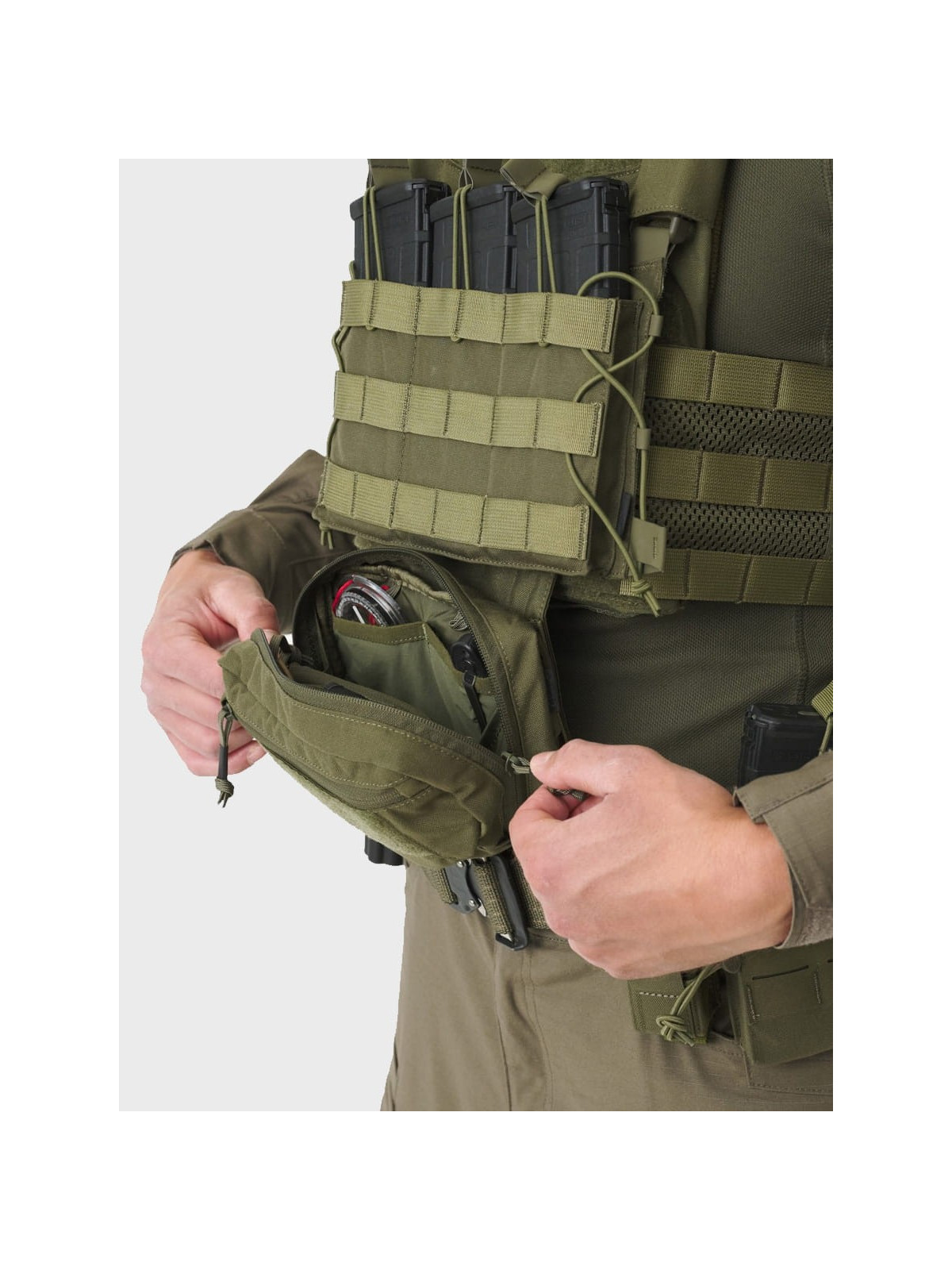 HELIKON-TEX KIESZEŃ TAKTYCZNA DO KAMIZELKI GUARDIAN DANGLER OLIWKOWA