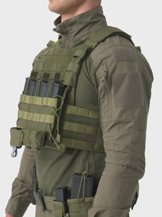 HELIKON-TEX PANEL BOCZNY DO KAMIZELKI TAKTYCZNEJ GUARDIAN CUMMERBUND ZIELONY L