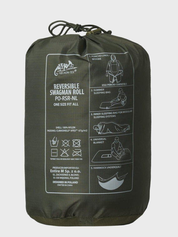 HELIKON-TEX PELERYNA PRZECIWDESZCZOWA PONCHO REV SWAGMAN ROLL MITCHELL CAMO LEAF / MITCHELL CAMO CLOUDS