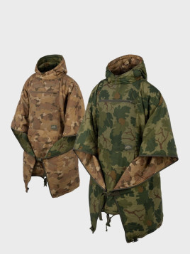 HELIKON-TEX PELERYNA PRZECIWDESZCZOWA PONCHO REV SWAGMAN ROLL MITCHELL CAMO LEAF / MITCHELL CAMO CLOUDS