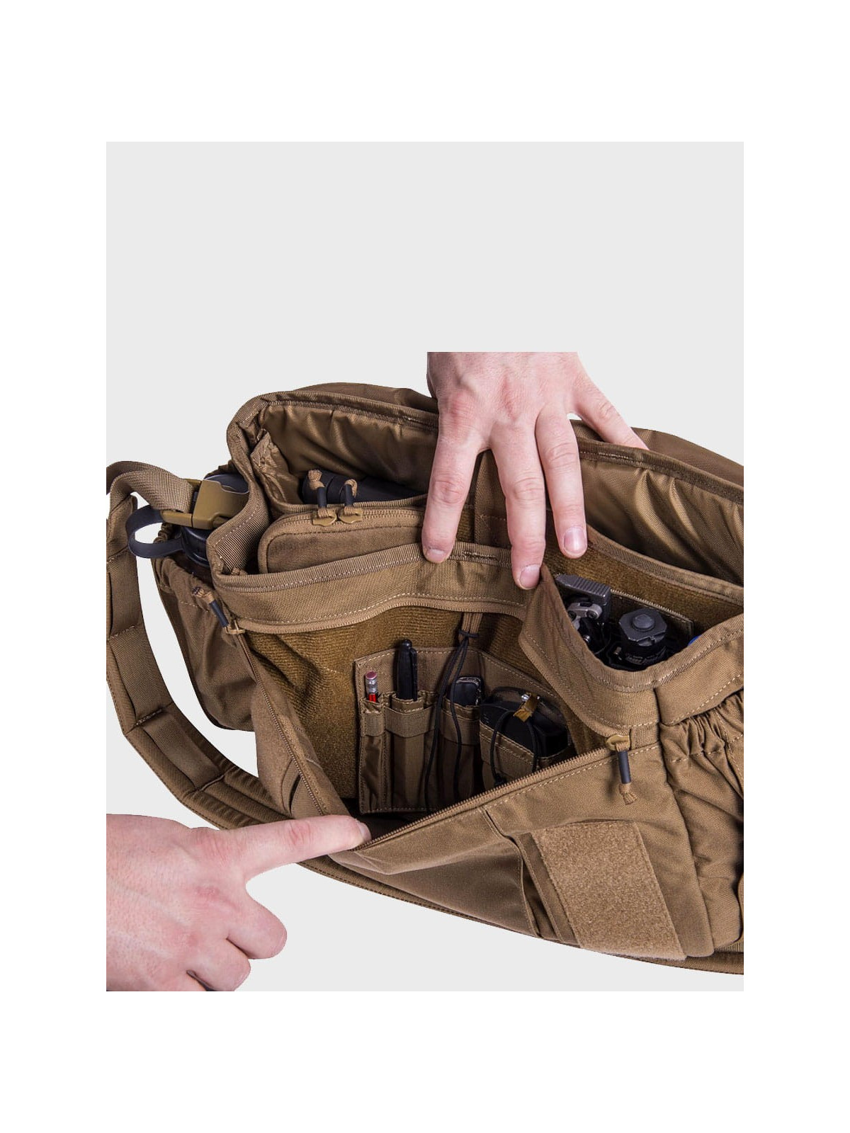 HELIKON-TEX TORBA NA RAMIĘ URBAN COURIER MEDIUM 9,5L CORDURA COYOTE