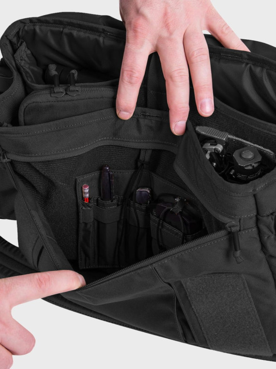 HELIKON-TEX TORBA NA RAMIĘ URBAN COURIER MEDIUM 9,5L CORDURA CZARNA