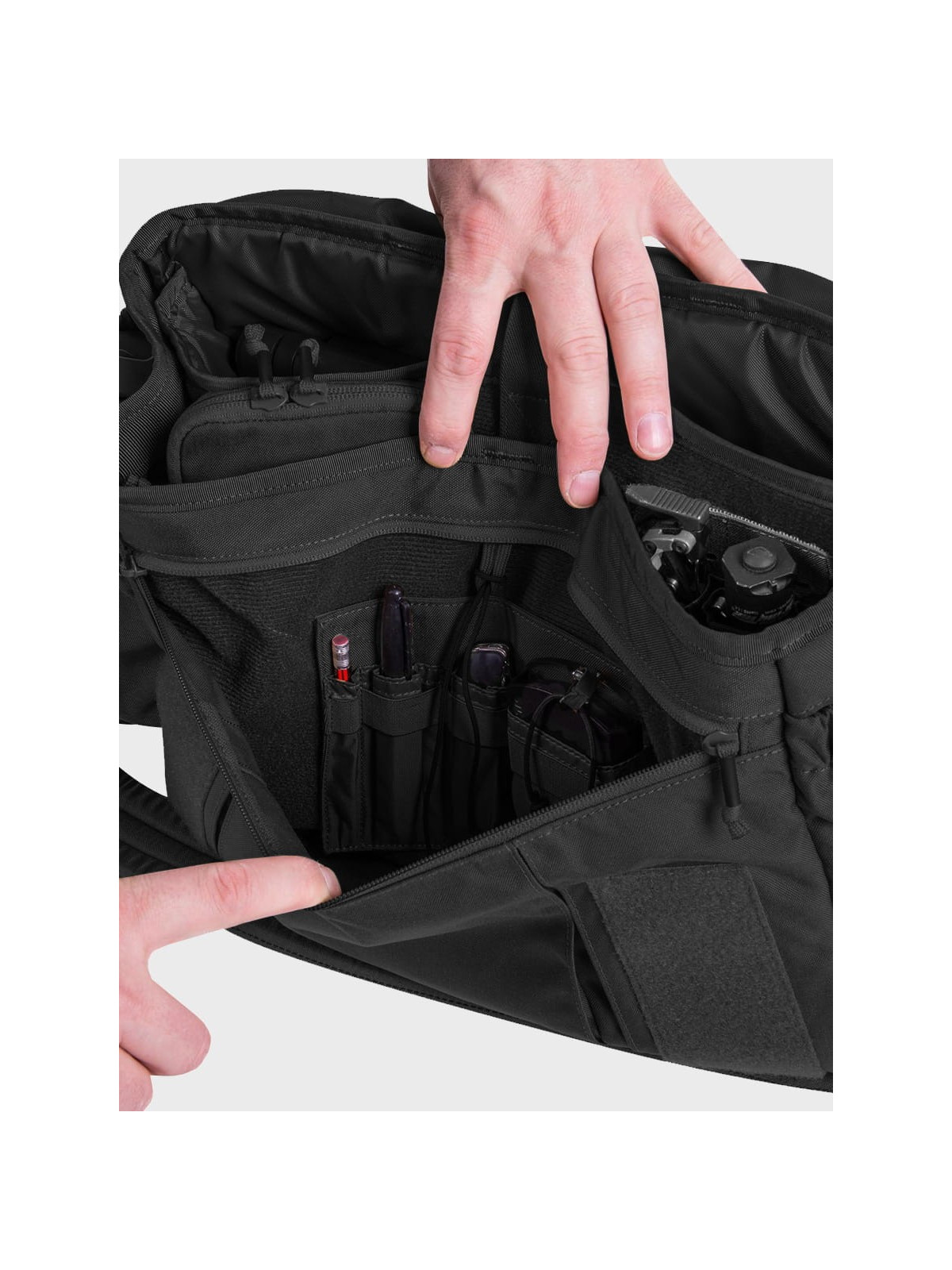 HELIKON-TEX TORBA NA RAMIĘ URBAN COURIER MEDIUM 9,5L CORDURA CZARNA