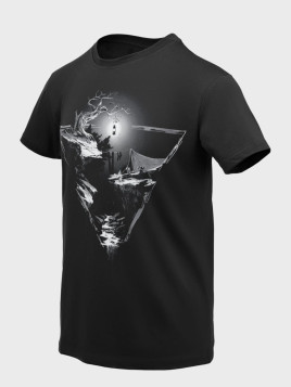 HELIKON-TEX KOSZULKA MĘSKA T-SHIRT NIGHT VALLEY CZARNA XXL