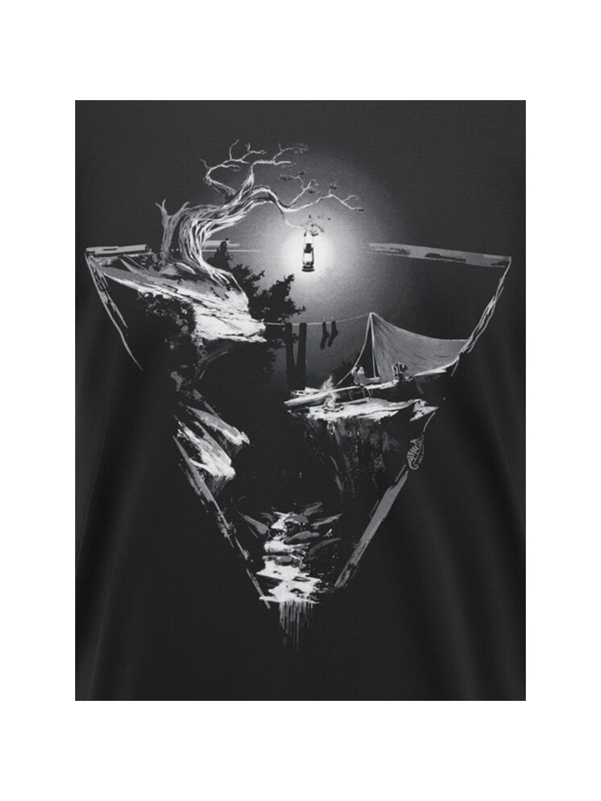 HELIKON-TEX KOSZULKA MĘSKA T-SHIRT NIGHT VALLEY CZARNA XXL