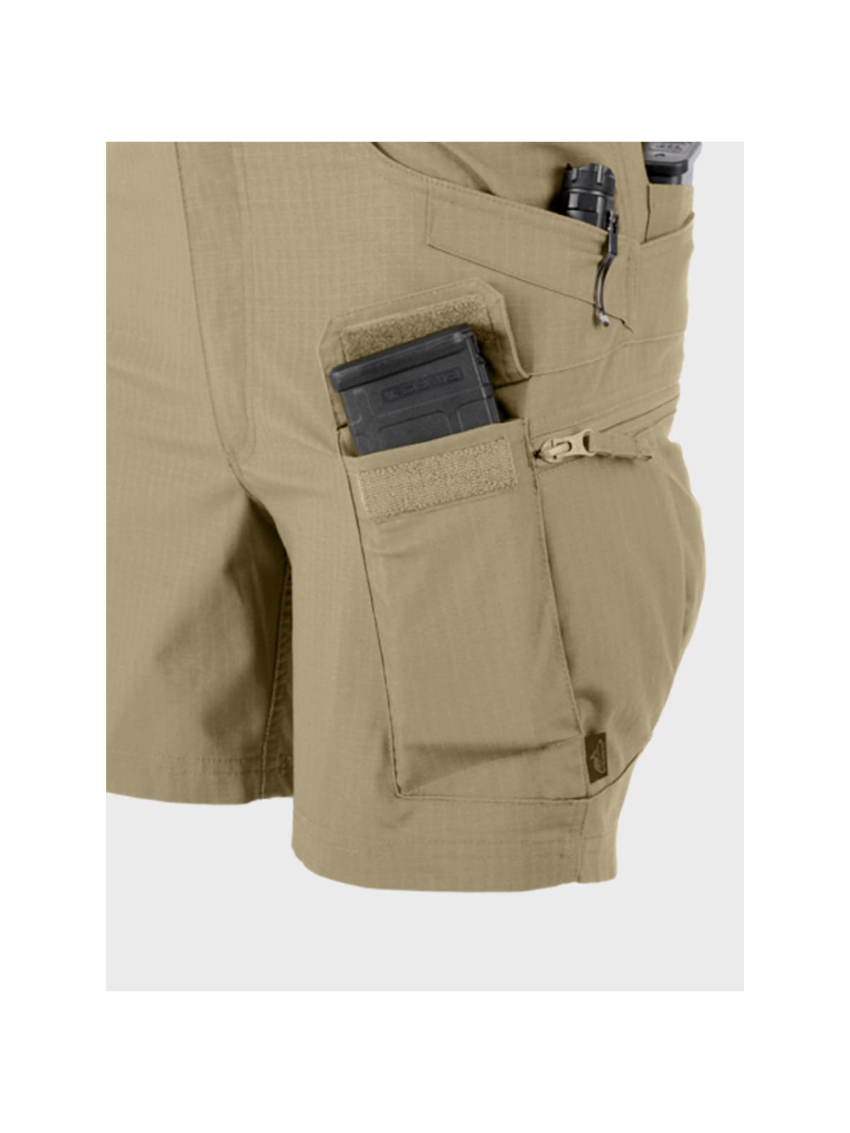 HELIKON-TEX KRÓTKIE SPODENKI SZORTY UTS 6 POLYCO RIP-STOP KHAKI XXL