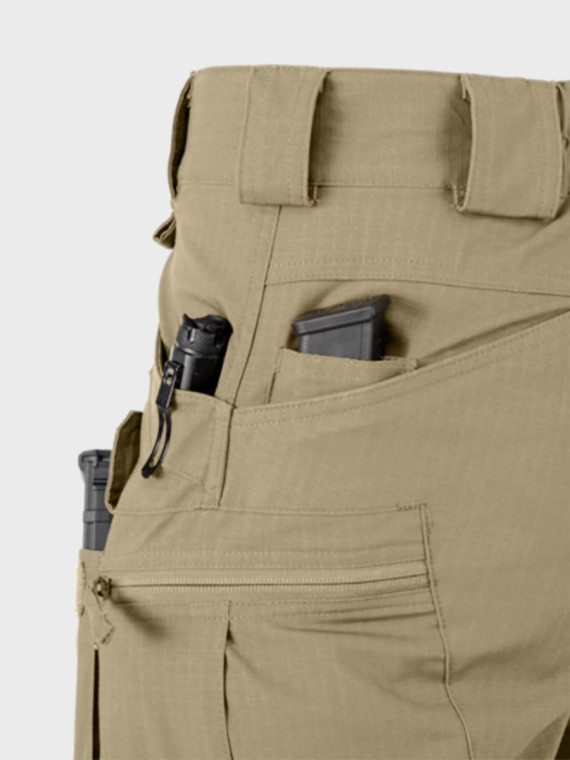 HELIKON-TEX KRÓTKIE SPODENKI SZORTY UTS 6 POLYCO RIP-STOP KHAKI XXL