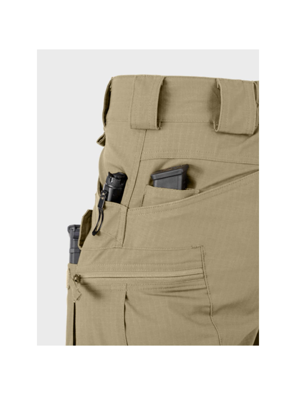HELIKON-TEX KRÓTKIE SPODENKI SZORTY UTS 6 POLYCO RIP-STOP KHAKI XXL