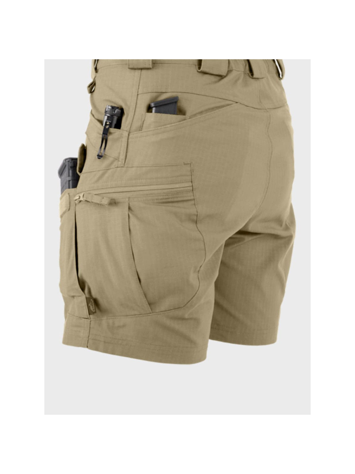 HELIKON-TEX KRÓTKIE SPODENKI SZORTY UTS 6 POLYCO RIP-STOP KHAKI XXL
