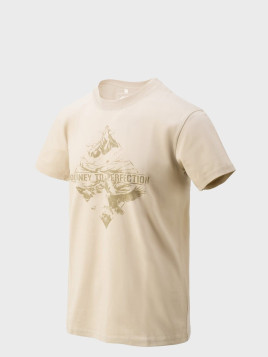 HELIKON-TEX KOSZULKA MĘSKA T-SHIRT MOUNTAIN STREAM BEŻOWA XXL