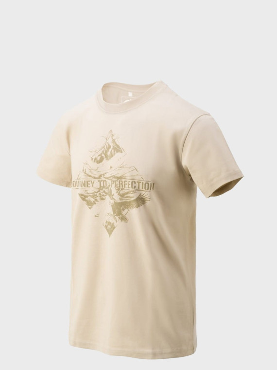 HELIKON-TEX KOSZULKA MĘSKA T-SHIRT MOUNTAIN STREAM BEŻOWA XXL