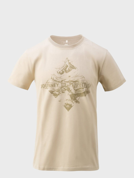 HELIKON-TEX KOSZULKA MĘSKA T-SHIRT MOUNTAIN STREAM BEŻOWA XXL