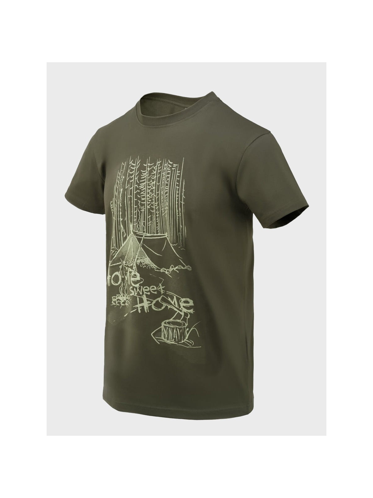 HELIKON-TEX KOSZULKA T-SHIRT HOME SWEET HOME TAIGA GREEN S