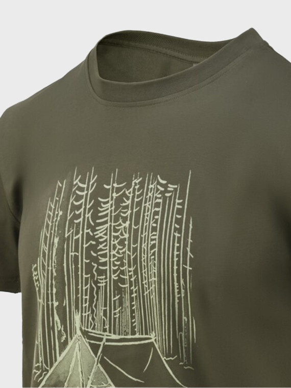 HELIKON-TEX KOSZULKA T-SHIRT HOME SWEET HOME TAIGA GREEN S