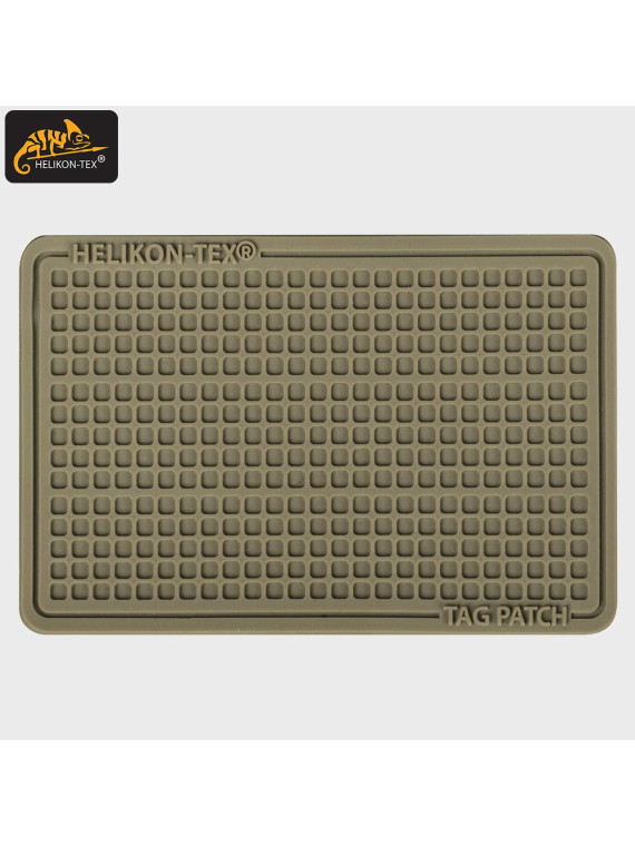 HELIKON-TEX ZESTAW NASZYWEK TAG PATCH 3SZT 60X40MM PVC COYOTE