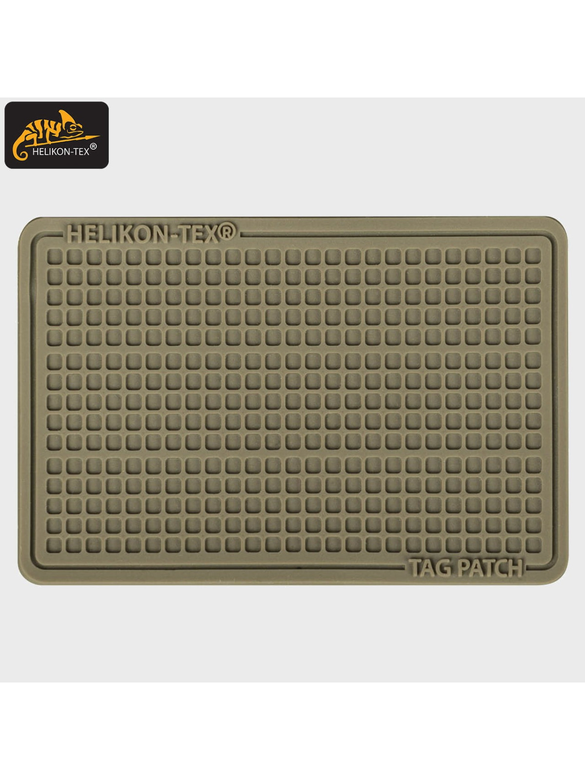 HELIKON-TEX ZESTAW NASZYWEK TAG PATCH 3SZT 60X40MM PVC COYOTE
